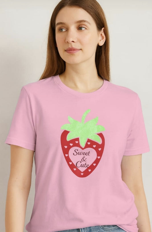 Sweet & Cute Strawberry T-Shirt